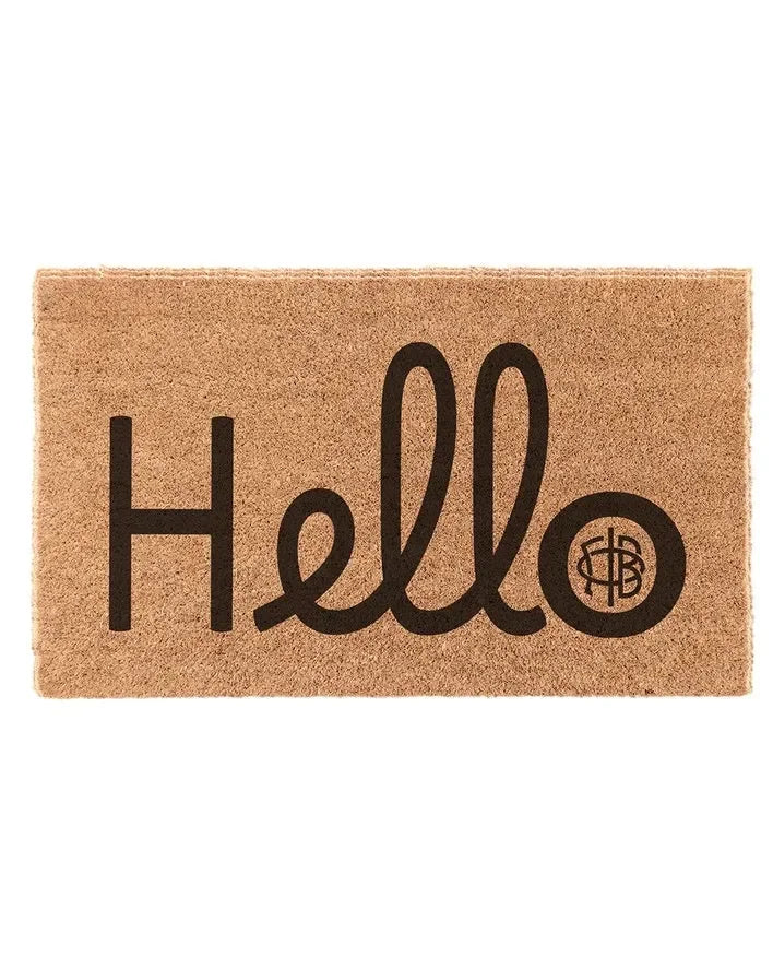 Gamma Phi Beta GPhiB Coir Doormat - Hello Door Mats
