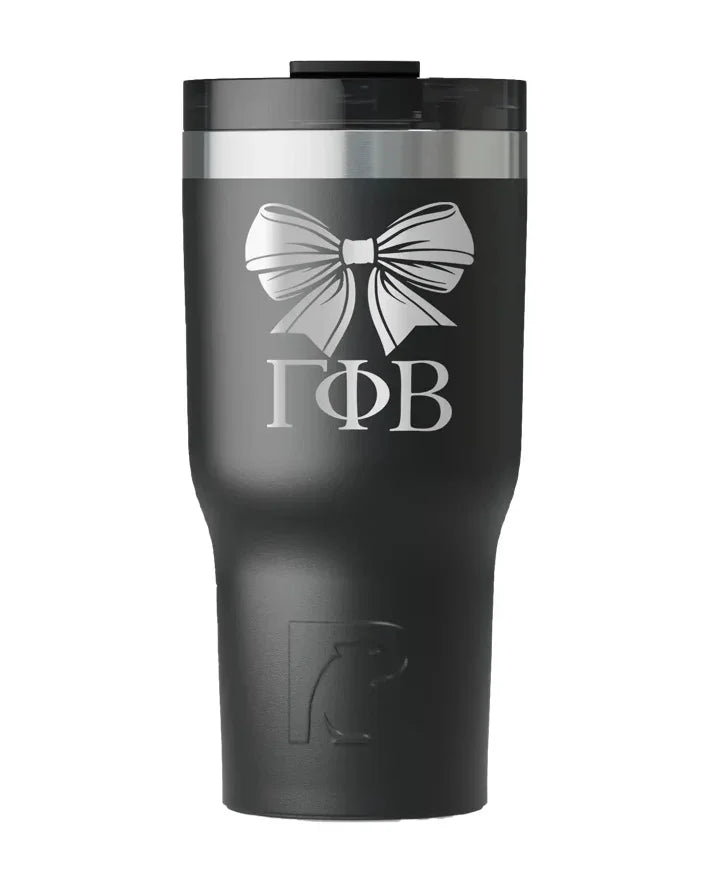 Gamma Phi Beta RTIC 20 oz Essential Ceramic Lined Tumbler - Bow