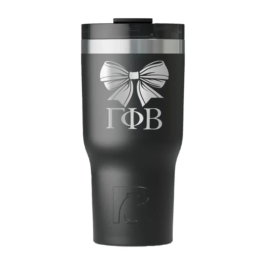 Gamma Phi Beta RTIC 20 oz Essential Ceramic Lined Tumbler - Bow