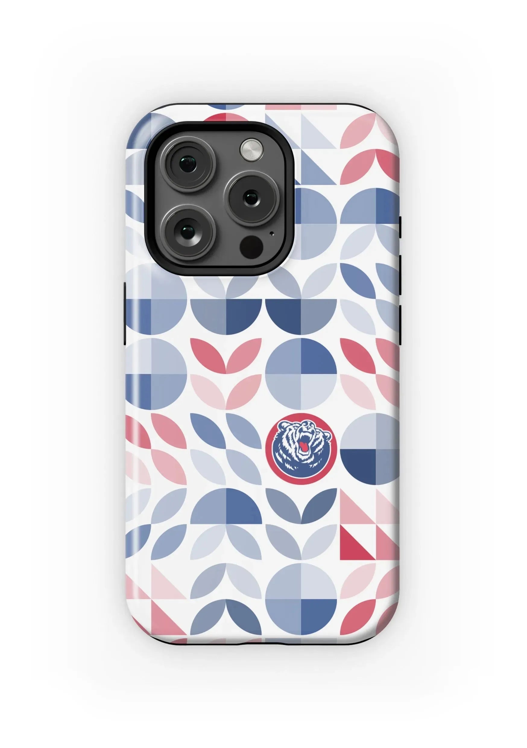 Belmont University iPhone 16, 15, 14, 13 Mobile Phone Case - Geo Petals Matte Mobile Phone Cases