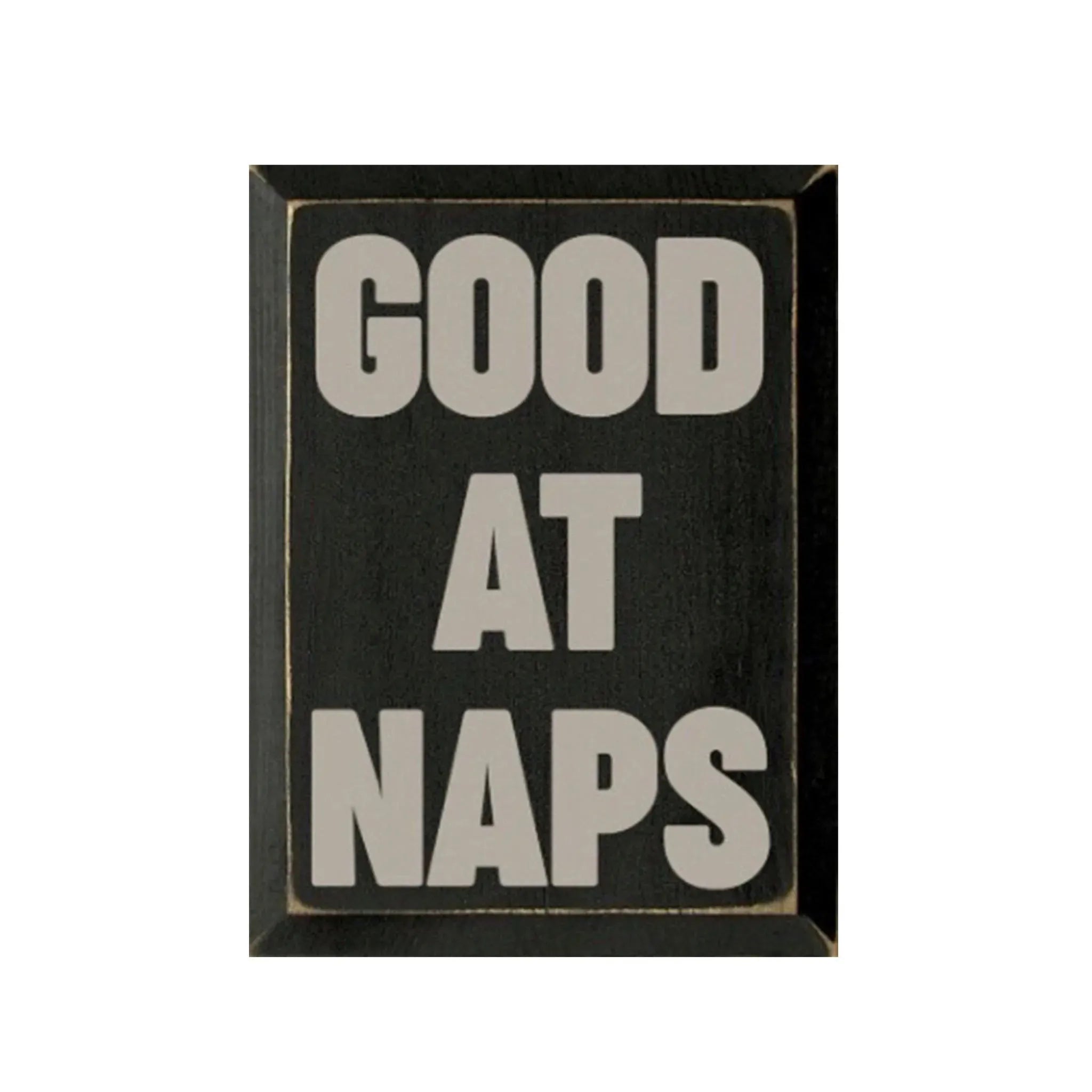 Good at Naps Wood Sign - 9"x12" Wall Art & Signs