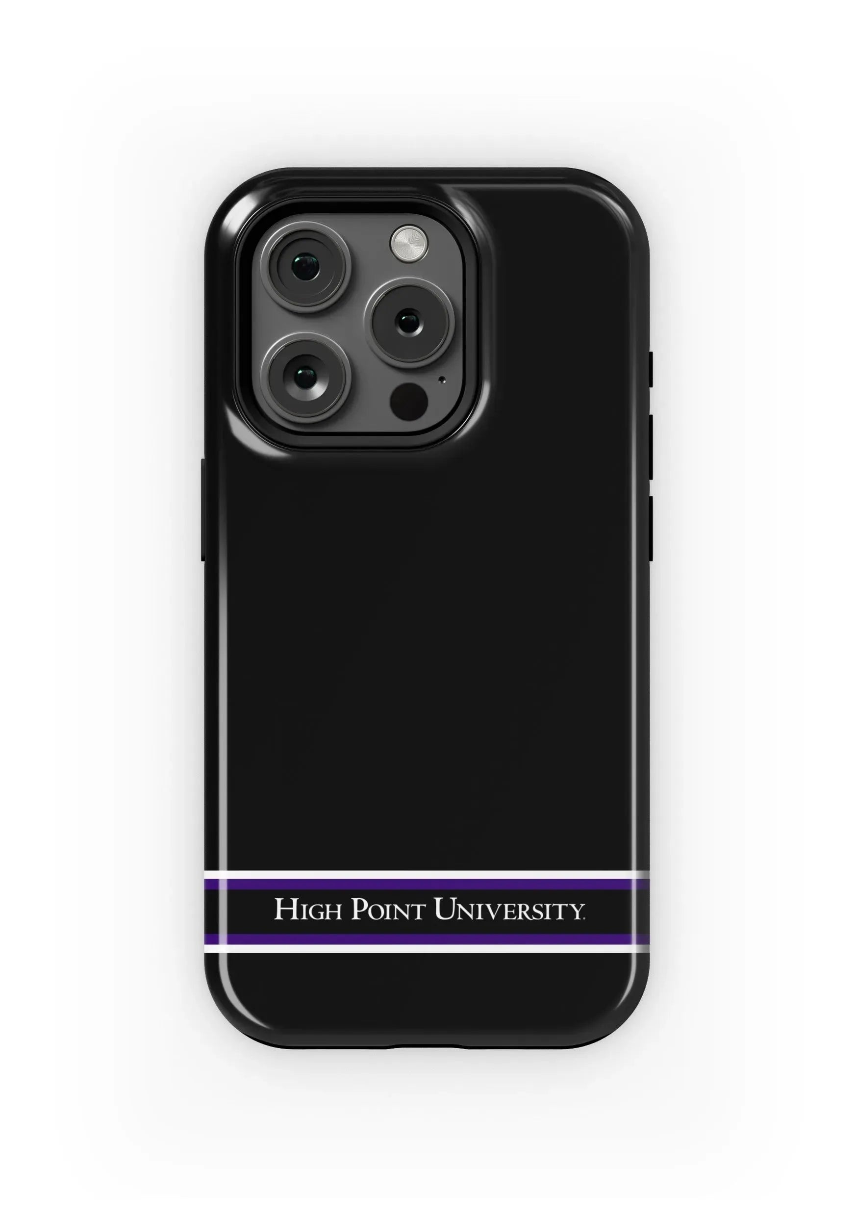 High Point University iPhone 15, 14, 13 Mobile Phone Case - Black Gloss Mobile Phone Cases