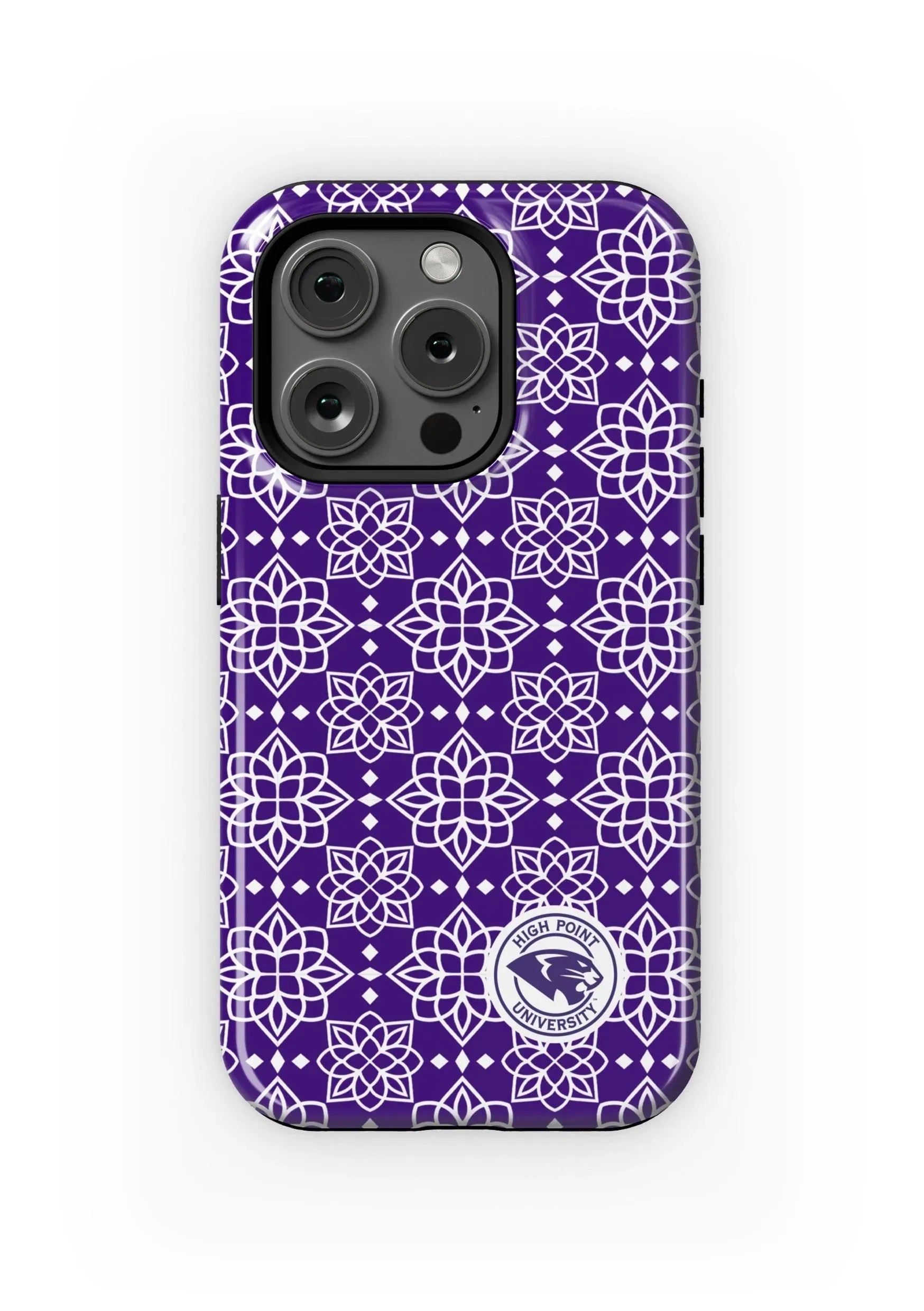 High Point University iPhone 15, 14, 13 Mobile Phone Case - Ornate Gloss Mobile Phone Cases