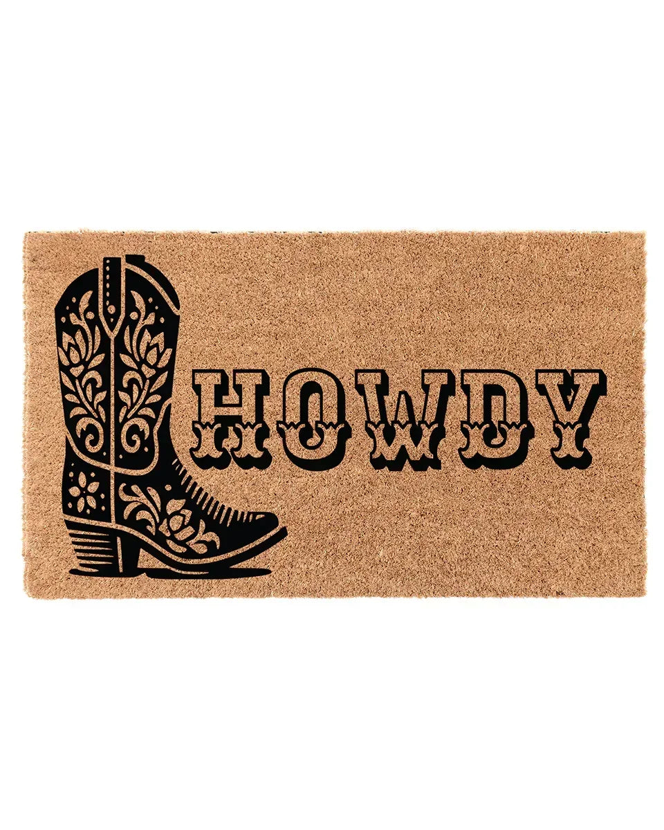 Howdy Coir Doormat Door Mats