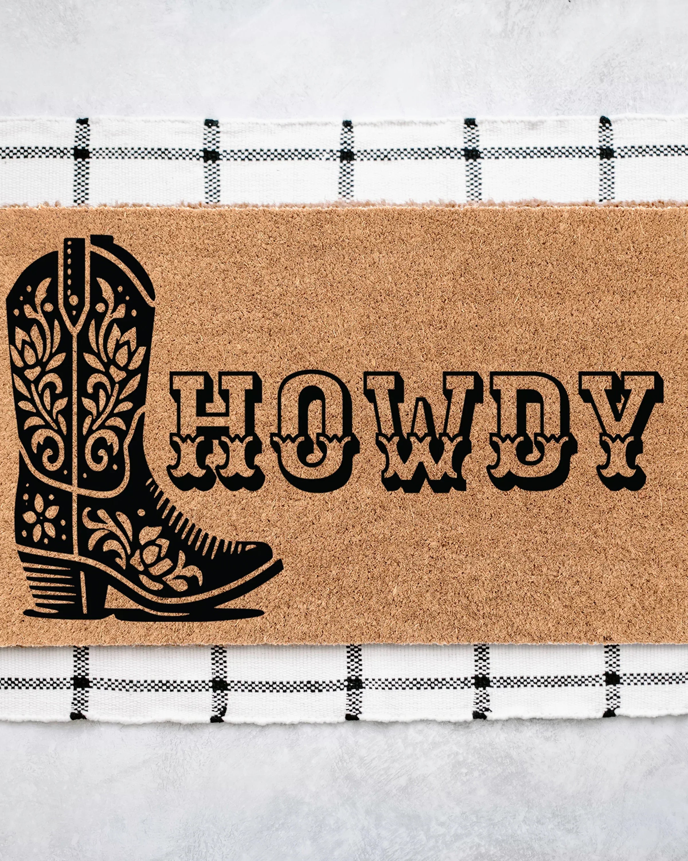 Howdy Coir Doormat Door Mats