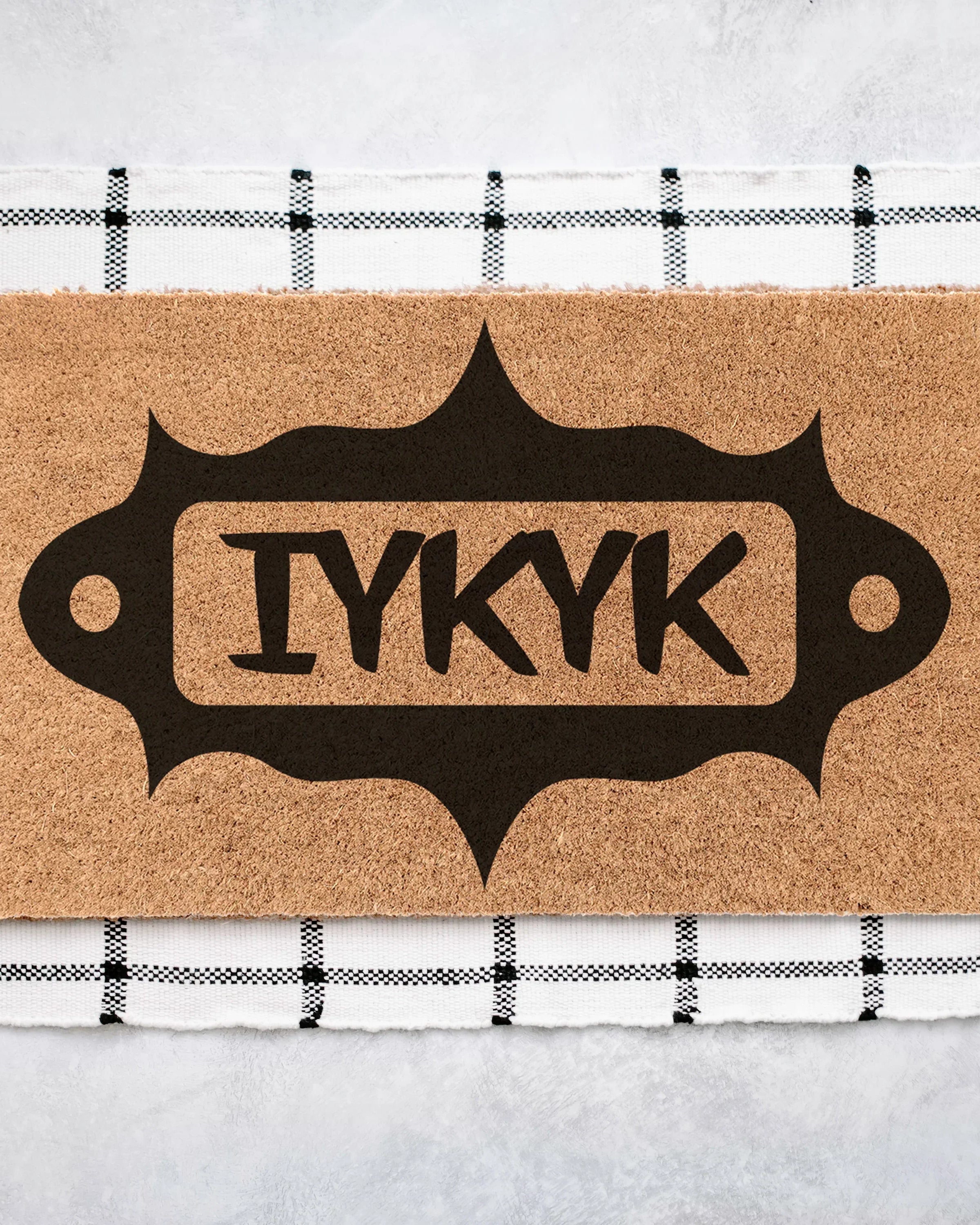 IYKYK Coir Doormat Door Mats