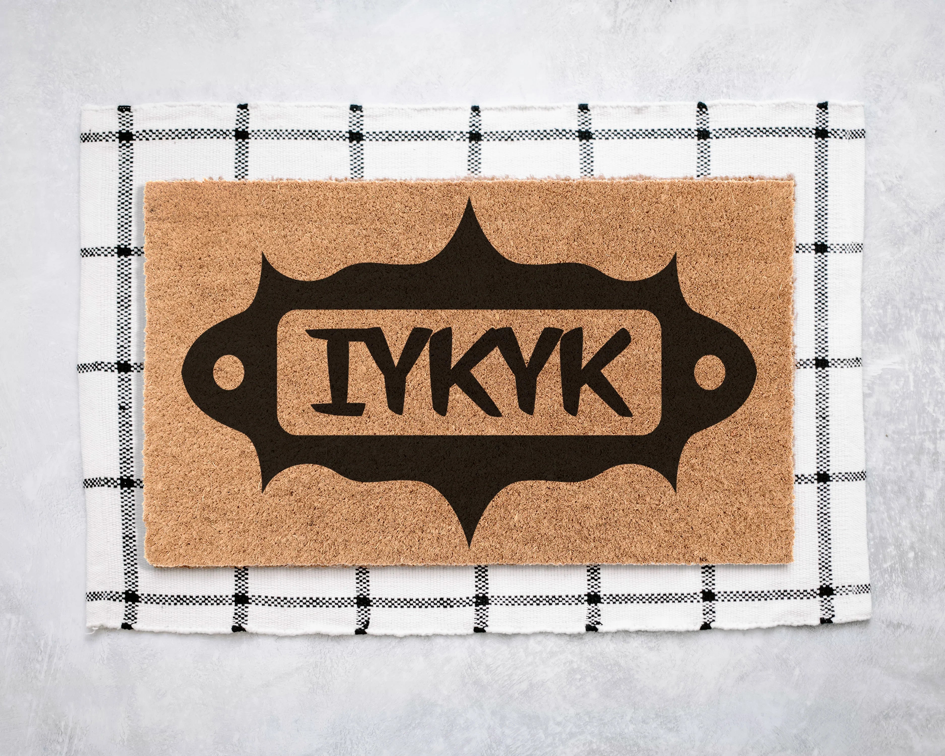 IYKYK Coir Doormat Door Mats