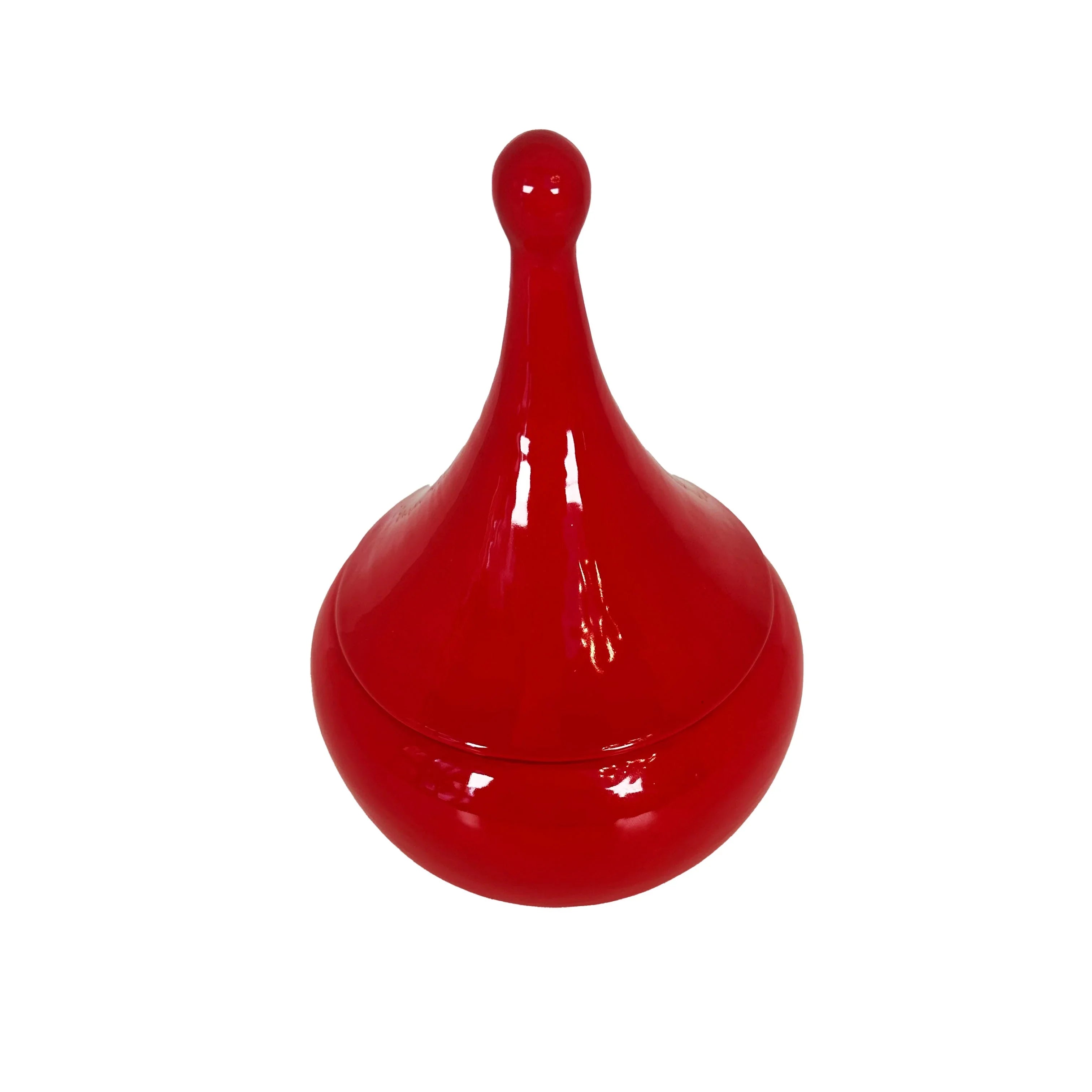 Teardrop Jars in Ruby Red | Modern Dorm Decor | Decorative Accents | Campus Greek Fit