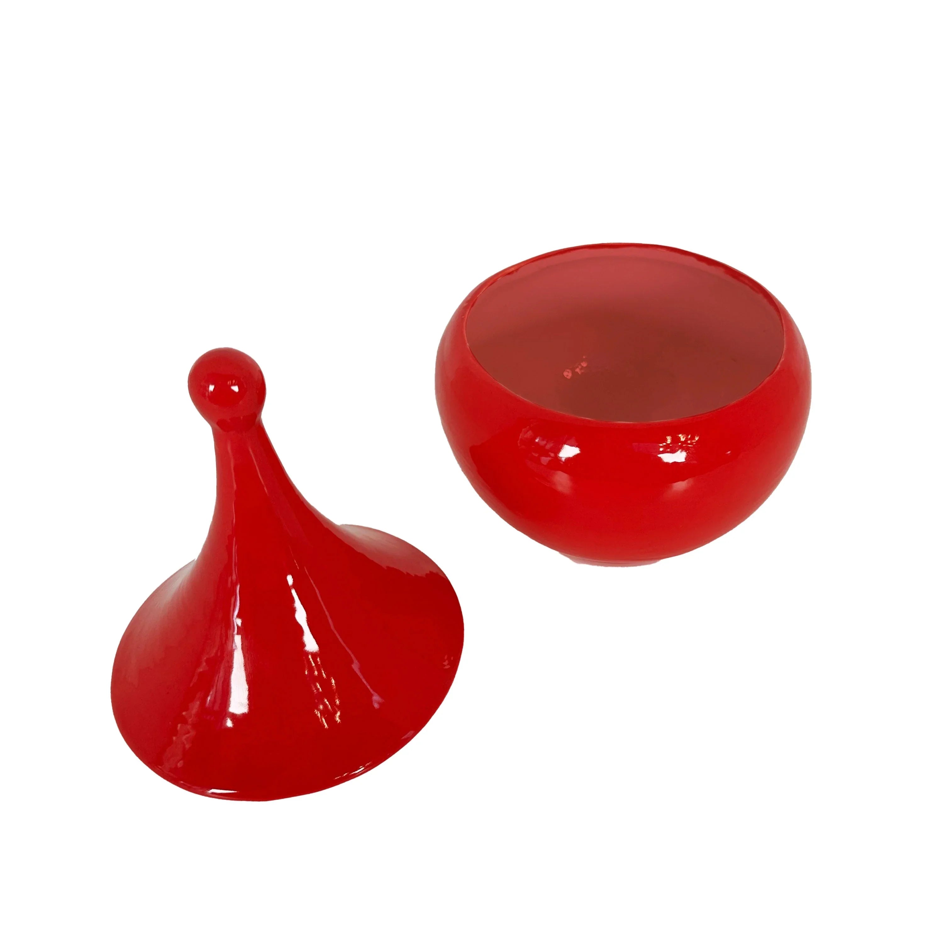 Teardrop Jars in Ruby Red | Modern Dorm Decor | Decorative Accents | Campus Greek Fit