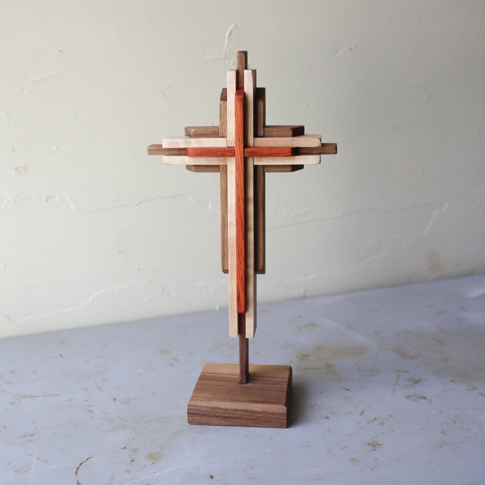 Small Layered Cross | Dorm Decor | Religious Gifts