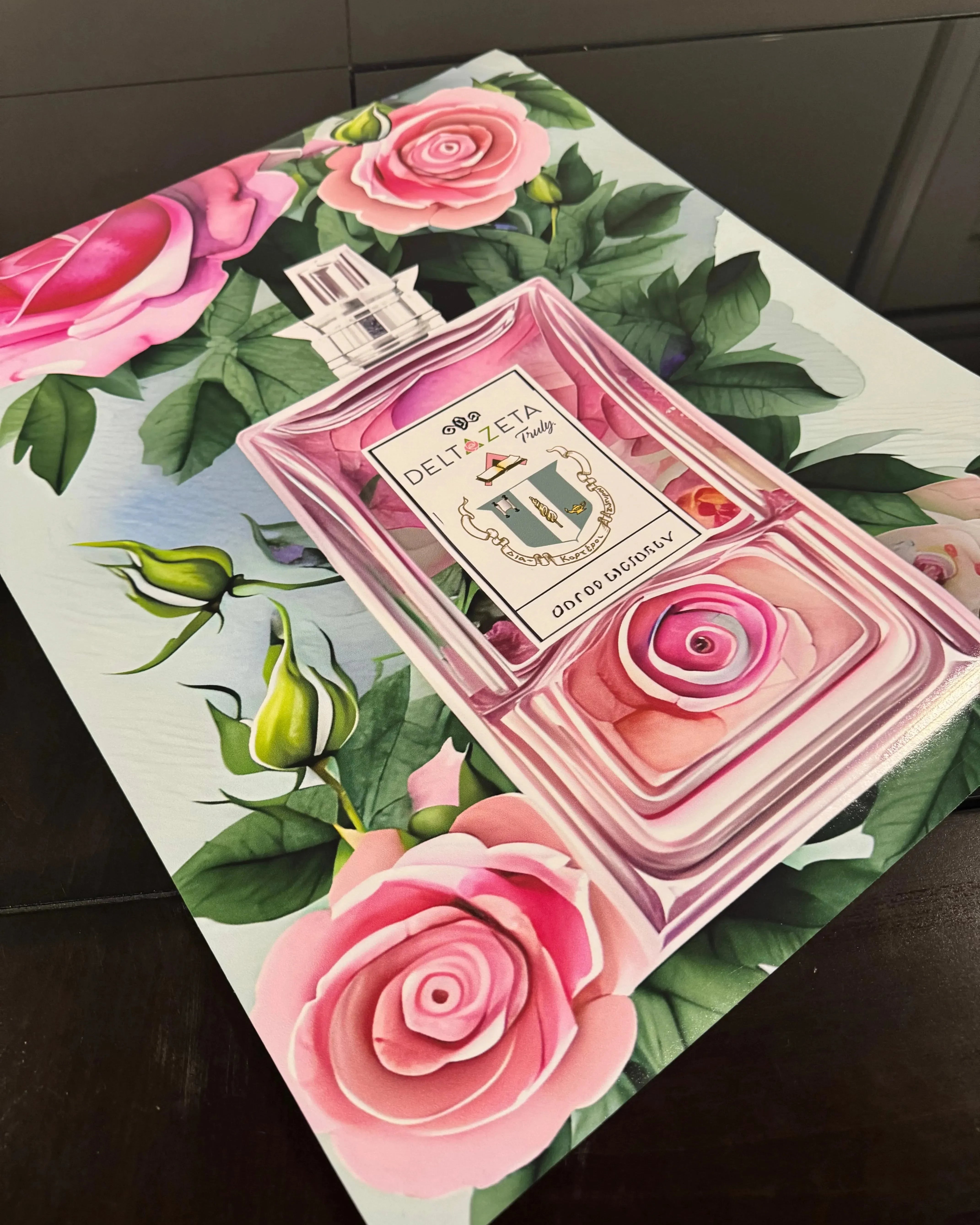 Delta Zeta 16x20 Poster - Perfume Bottle Wall Art & Signs