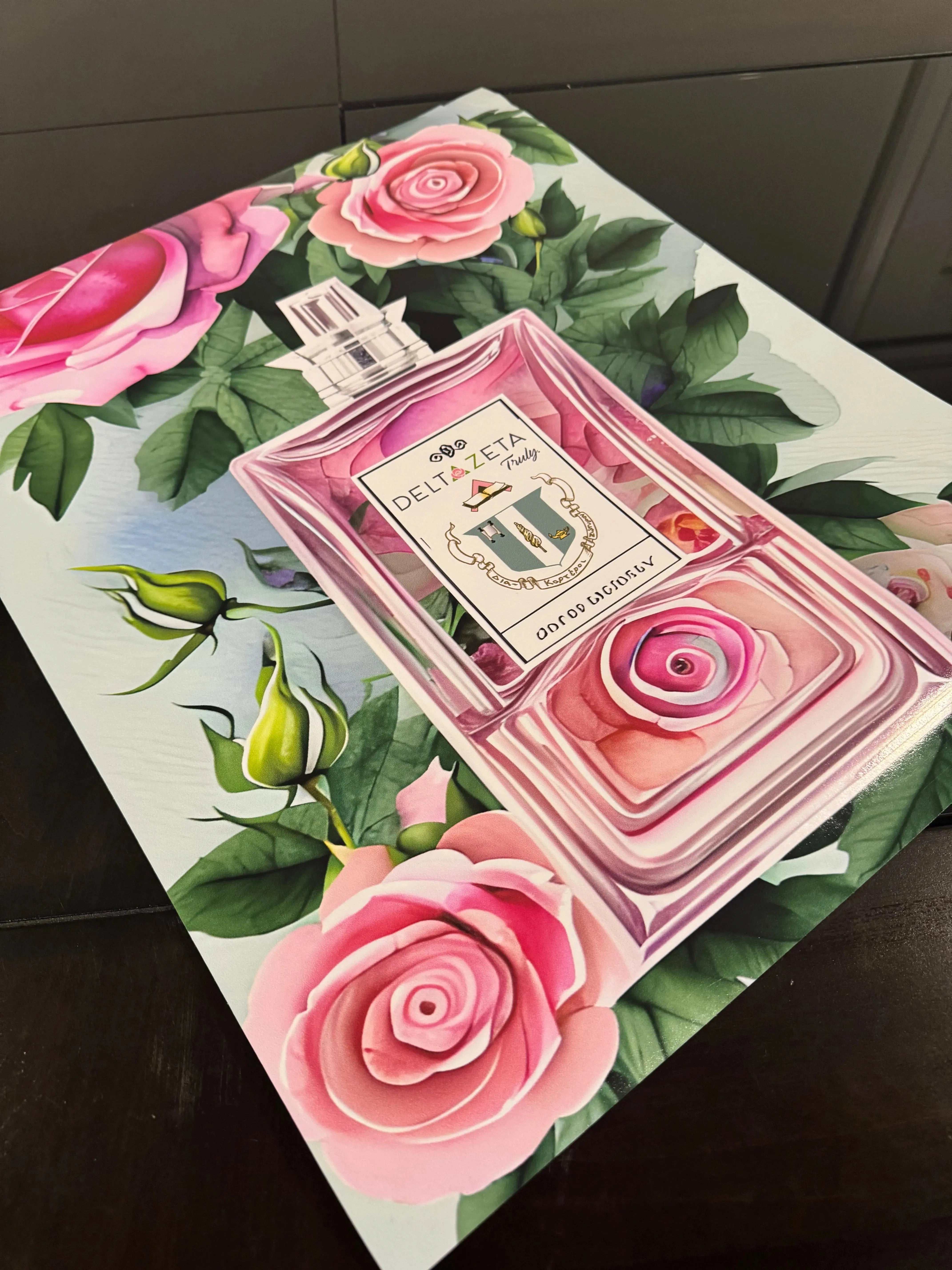 Delta Zeta 16x20 Poster - Perfume Bottle Wall Art & Signs