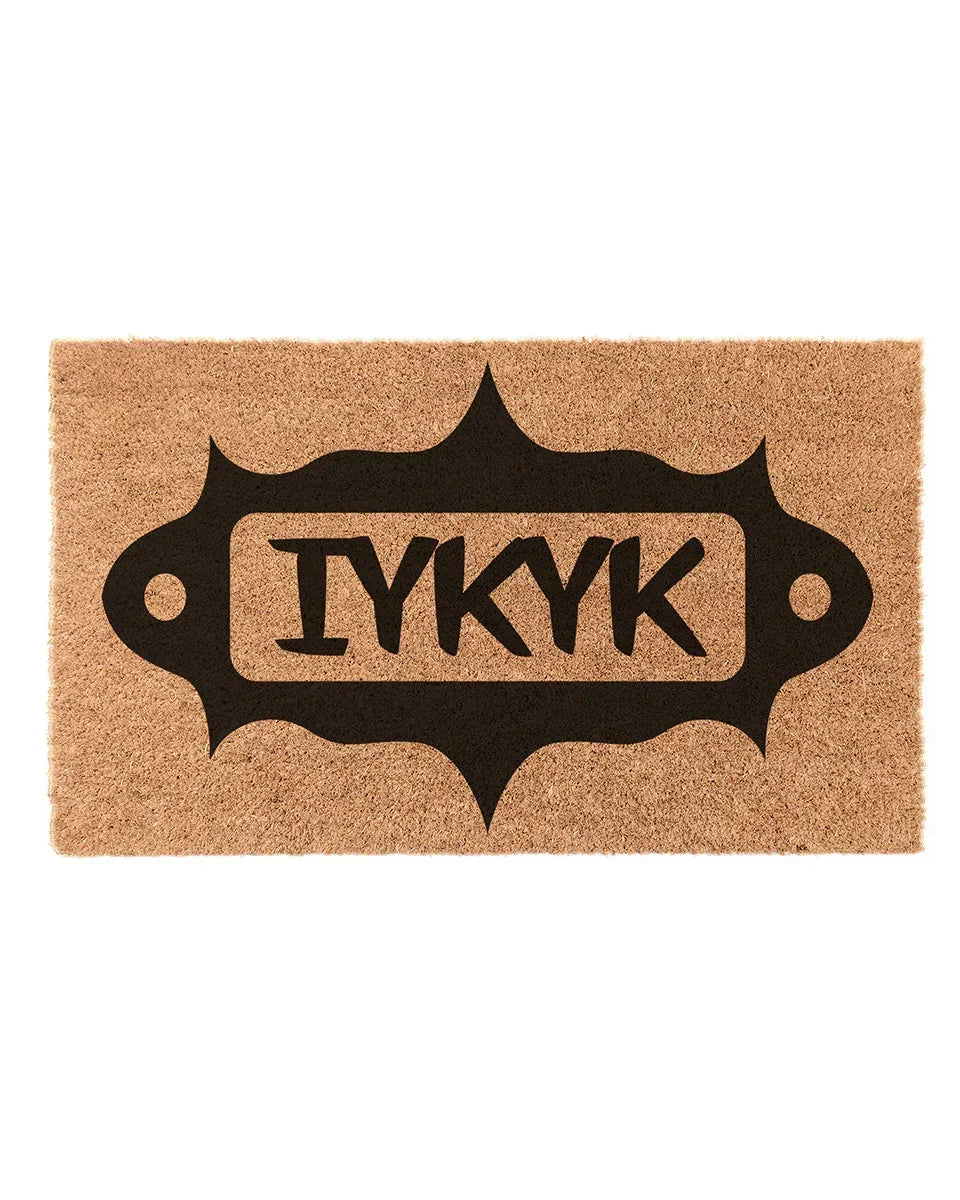 IYKYK Coir Doormat Door Mats