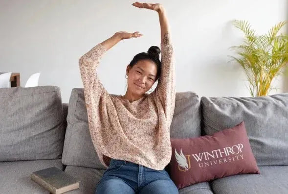 Winthrop Traditional Lumbar Pillow Cover - Garnet Pillow Covers