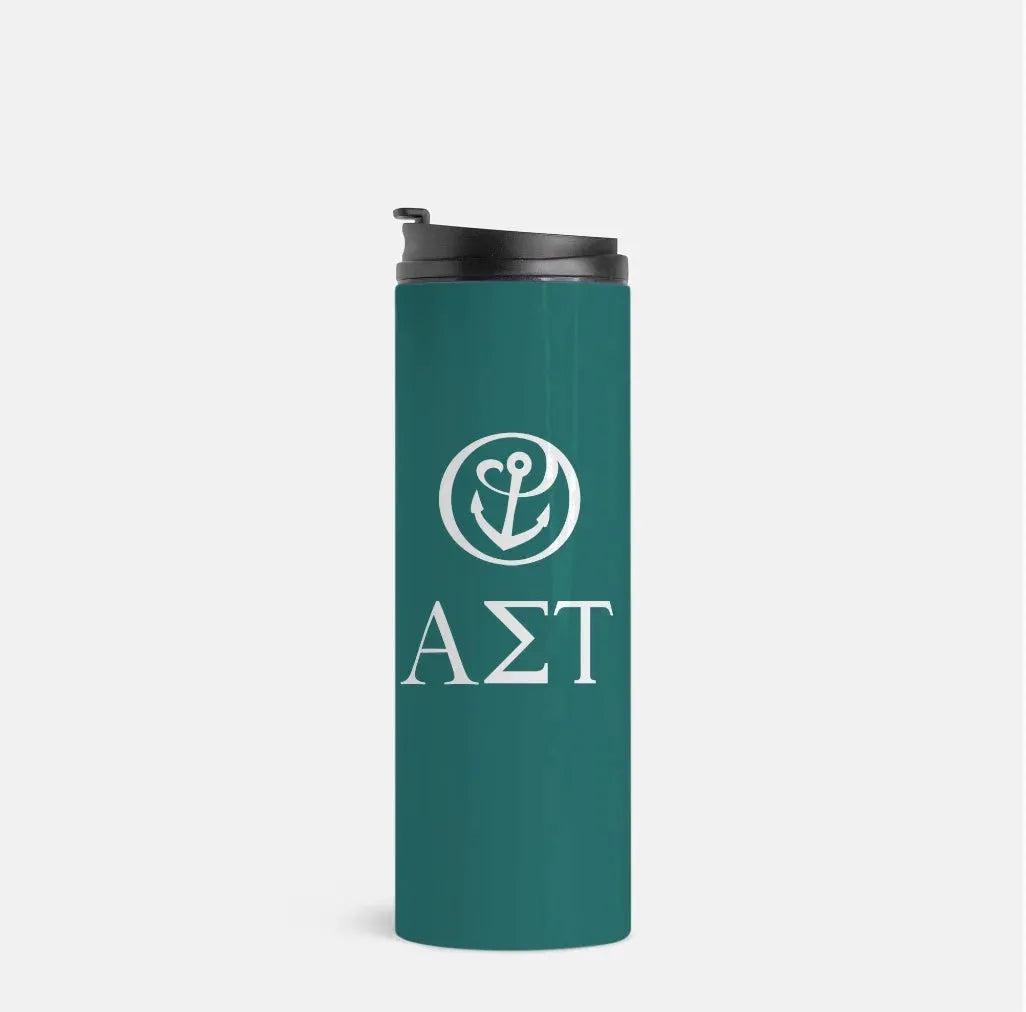 Alpha Sigma Tau Thermal Tumber - Emerald 16 oz Drinkware