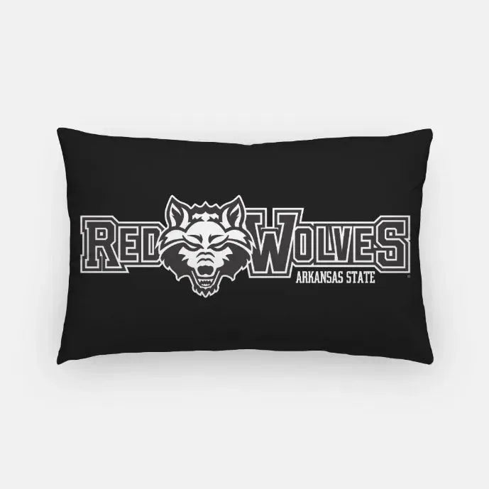 Red Wolves Lumbar Pillow Cover Pillow Covers
