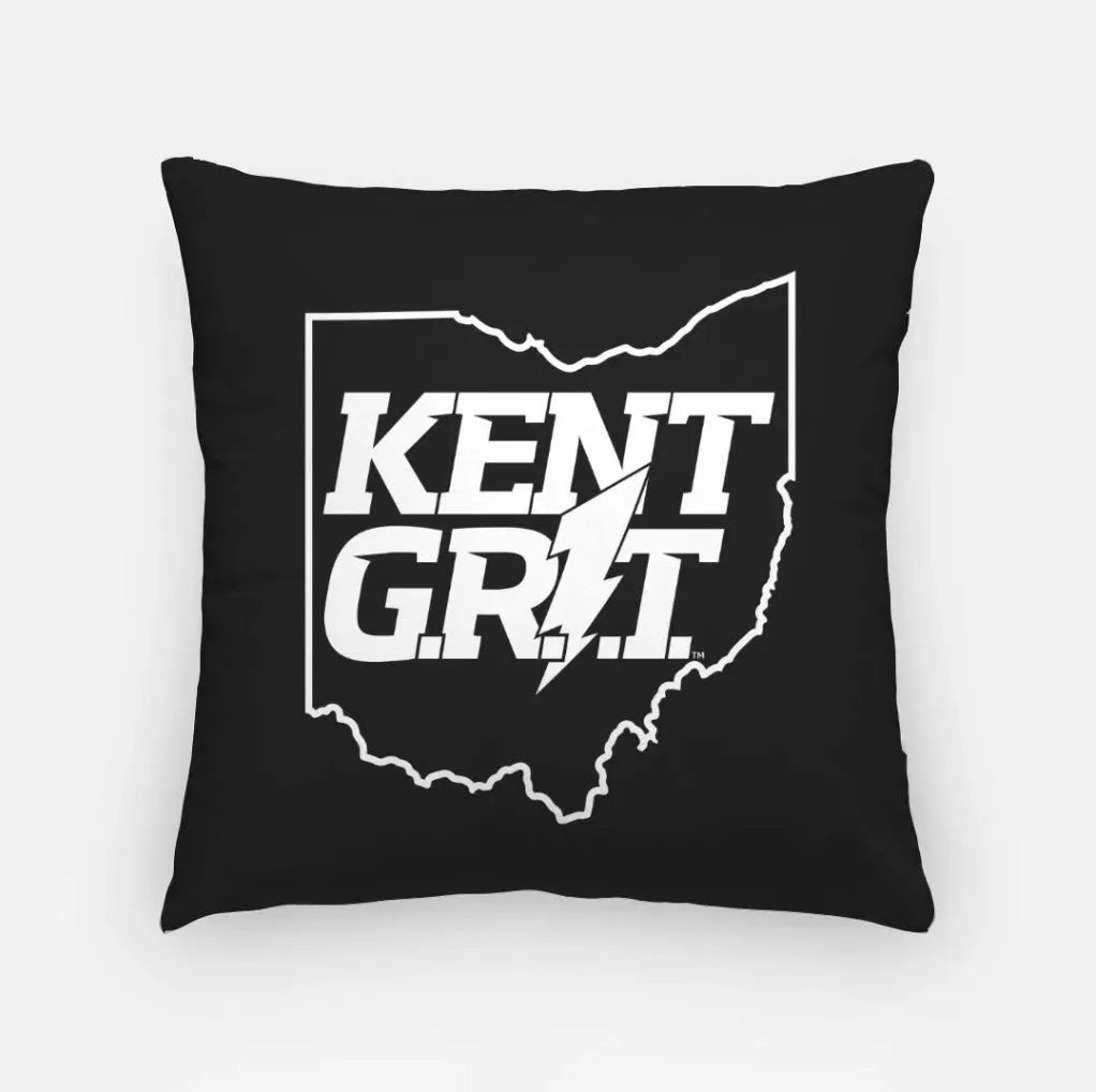 Kent Grit 18" Throw Pillow Cover Black Pillow Covers