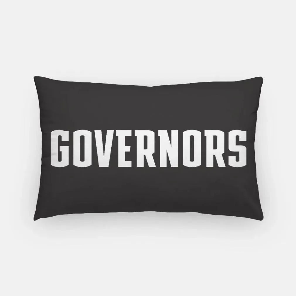 Austin Peay Lumbar Pillow Cover - Governors Black White Pillow Covers