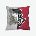 Austin Peay State University Sequin Pillow Cover Red Silver Pillow Covers