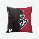 Austin Peay State University Sequin Pillow Cover Red Black Pillow Covers
