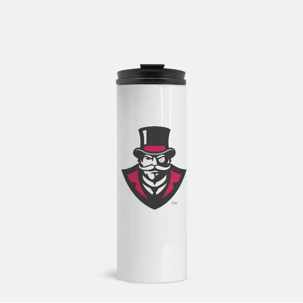 Austin Peay State University Thermal Tumbler 16 oz. - Governor White Drinkware