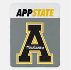 Appalachian State University Blanket - Wide Band - 60"x80" Gray Throw Blankets