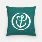 Alpha Sigma Tau 18" Throw Pillow Cover - Anchor Mark Emerald Pillow Covers