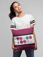 Alpha Phi 18" Throw Pillow Cover - Dots Pillow Covers