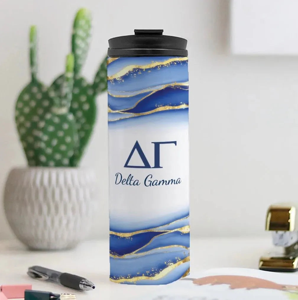 Delta Gamma Thermal Tumbler - Geode - 16 oz. Drinkware