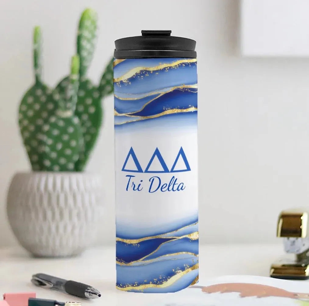 Tri Delta Thermal Tumbler - Geode 16 oz. Drinkware