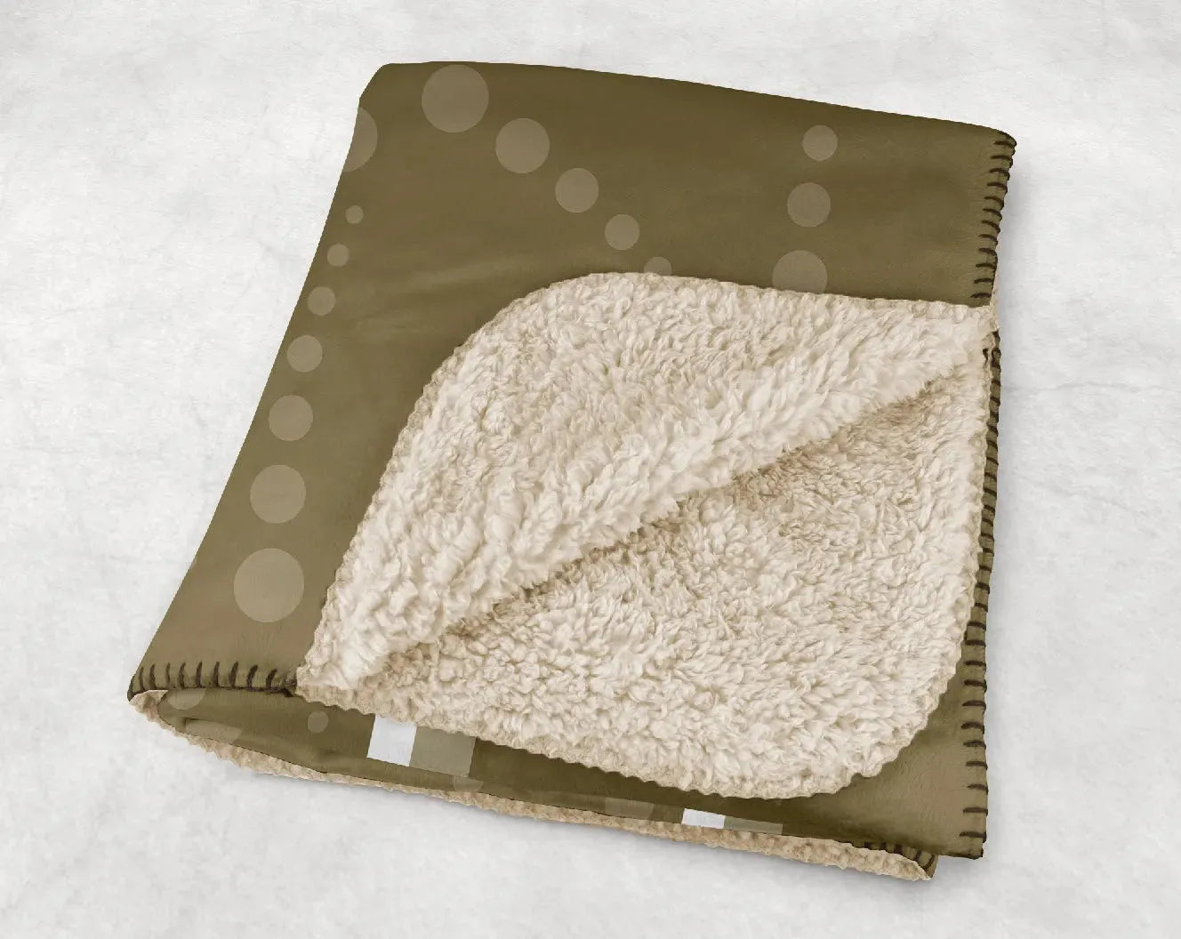 Delta Phi Epsilon XL 60x80 Sherpa Throw Blanket - Emblem Pattern Throw Blankets