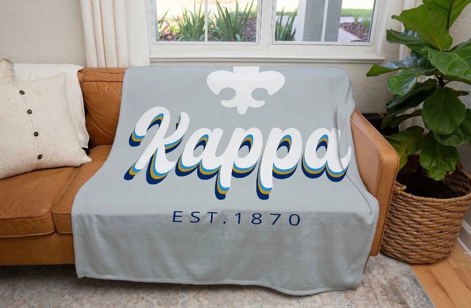 Kappa XL 60x80 Retro Sherpa Blanket Throw Blankets