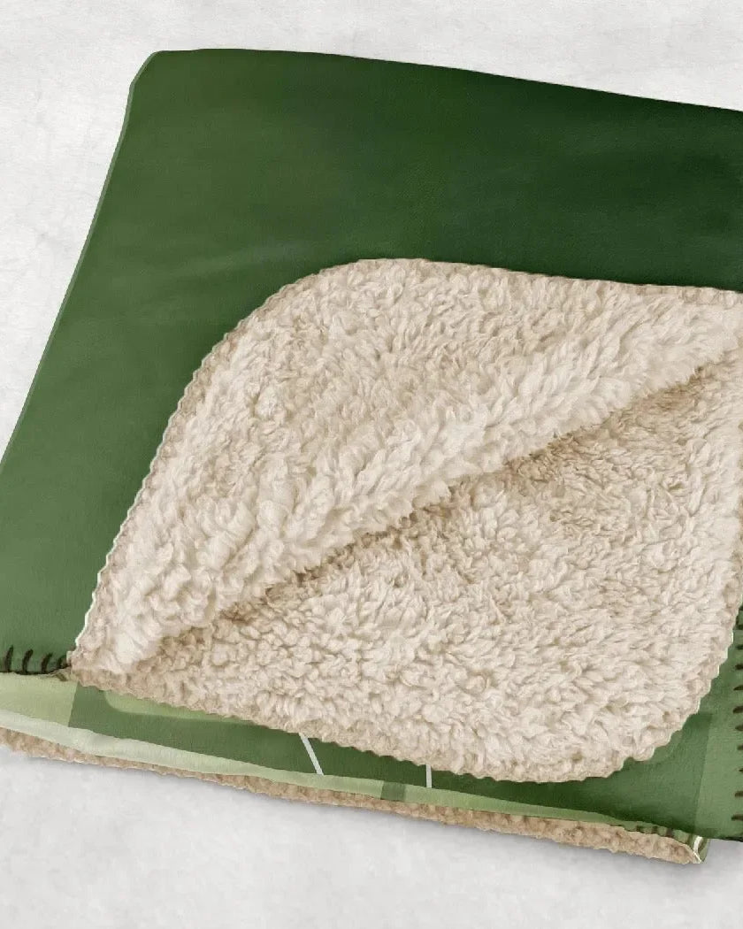 Kappa Delta XL 60x80 Sherpa Throw Blanket - Ombre