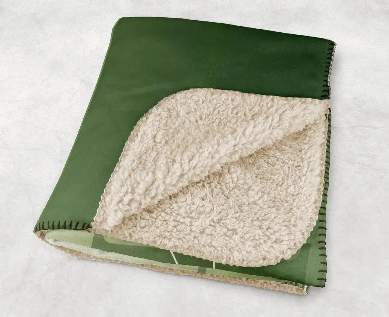 Kappa Delta XL 60x80 Sherpa Throw Blanket - Ombre
