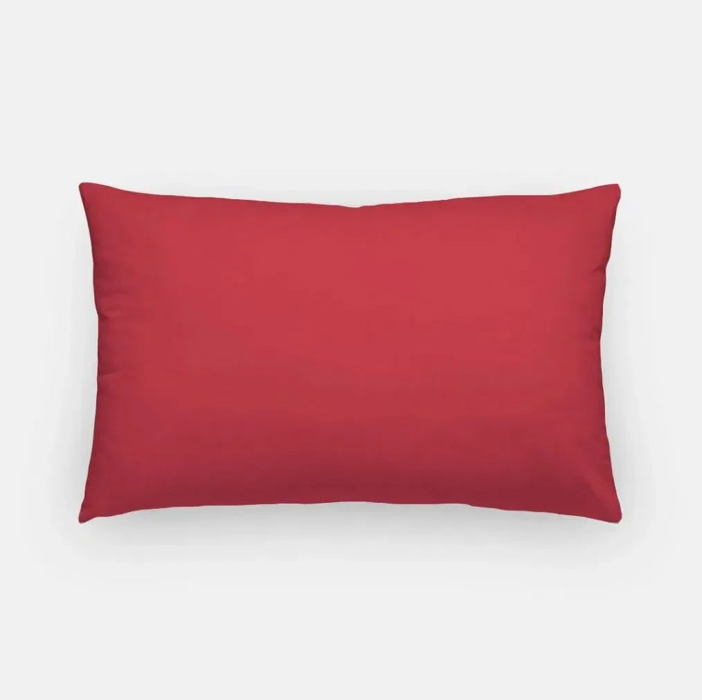 Red Hat Society Lumbar Pillow Cover - LOVE Pillow Covers