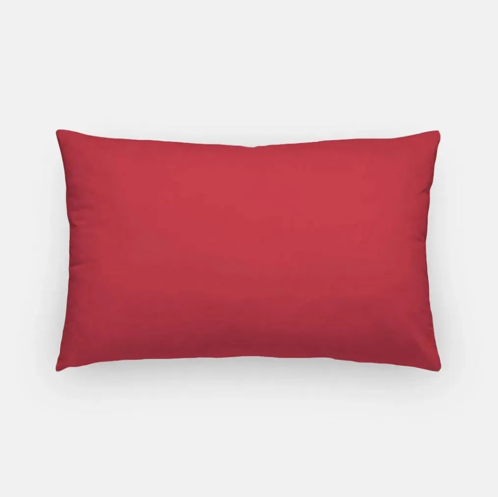 Red Hat Society Lumbar Pillow Cover - Red Roses Pillow Covers