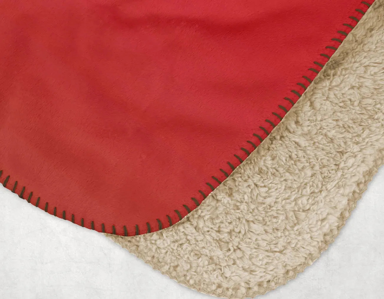 Alpha Chi Omega XL 60x80 Sherpa Throw Blanket - Bullseye Throw Blankets