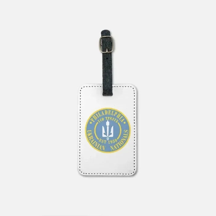 Philadelphia Ukrainian Nationals Luggage Tag (Set of 2) - Traditional White Luggage Tags