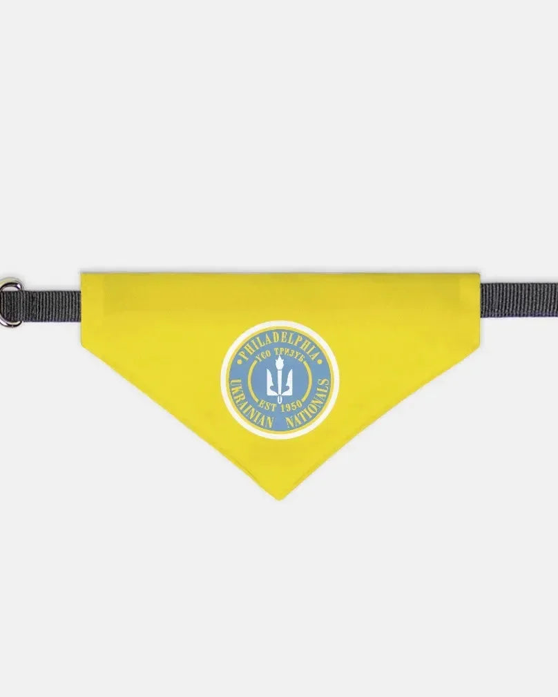 Philadelphia Ukrainian Nationals Gold Pet Bandana Small Pet Bandanas