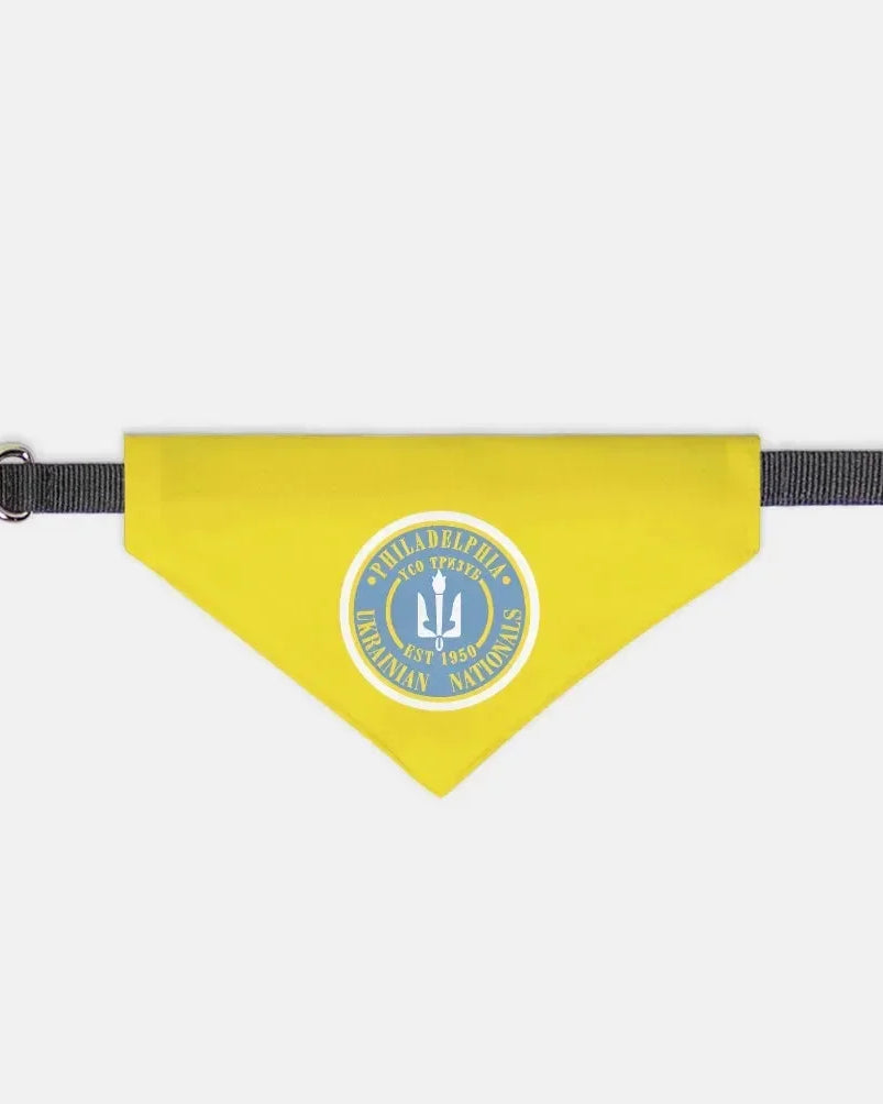 Philadelphia Ukrainian Nationals Gold Pet Bandana Medium Pet Bandanas