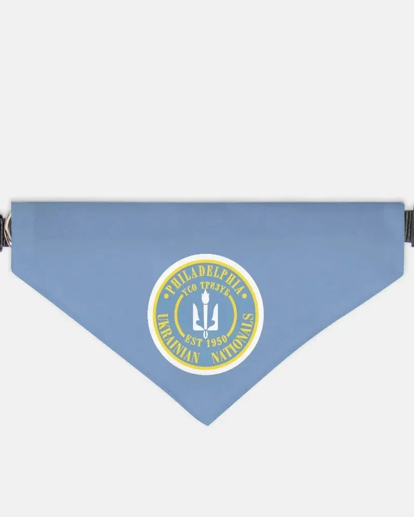 Philadelphia Ukrainian Nationals Blue Pet Bandana XL