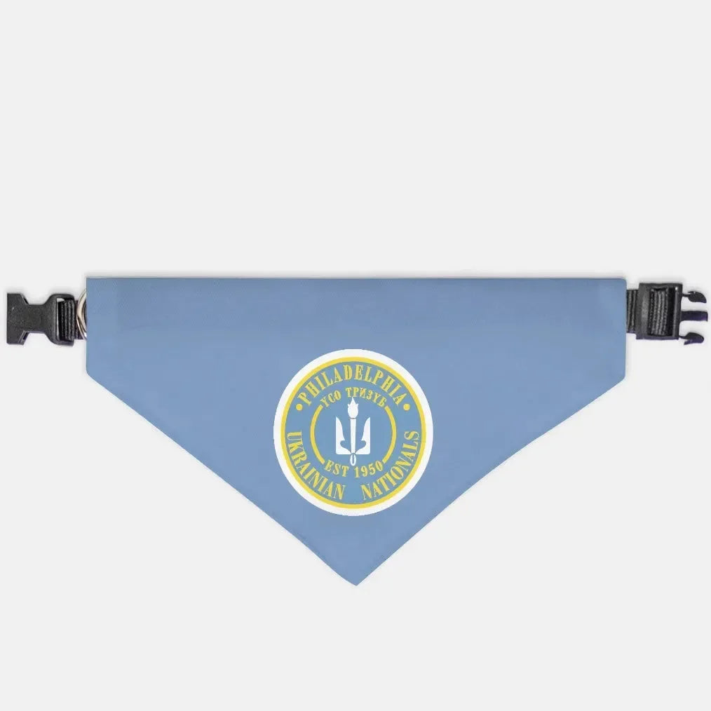 Philadelphia Ukrainian Nationals Blue Pet Bandana XL