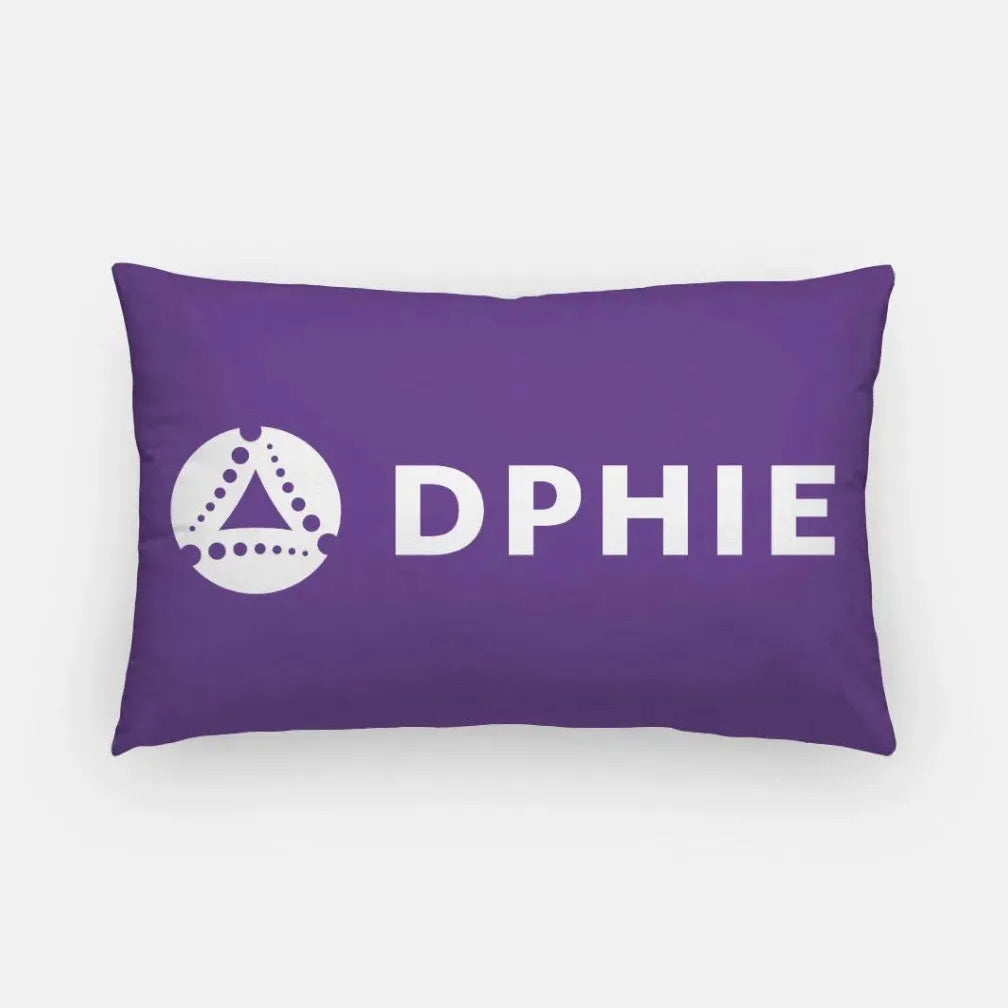 DPHIE Traditional Lumbar Pillow Cover Purple Pillow Covers