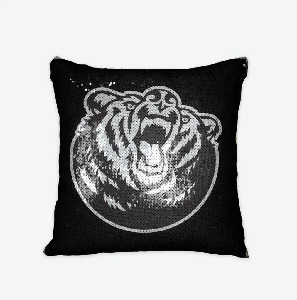 Belmont University Sequin Pillow Cover - Bruin Pillow Covers