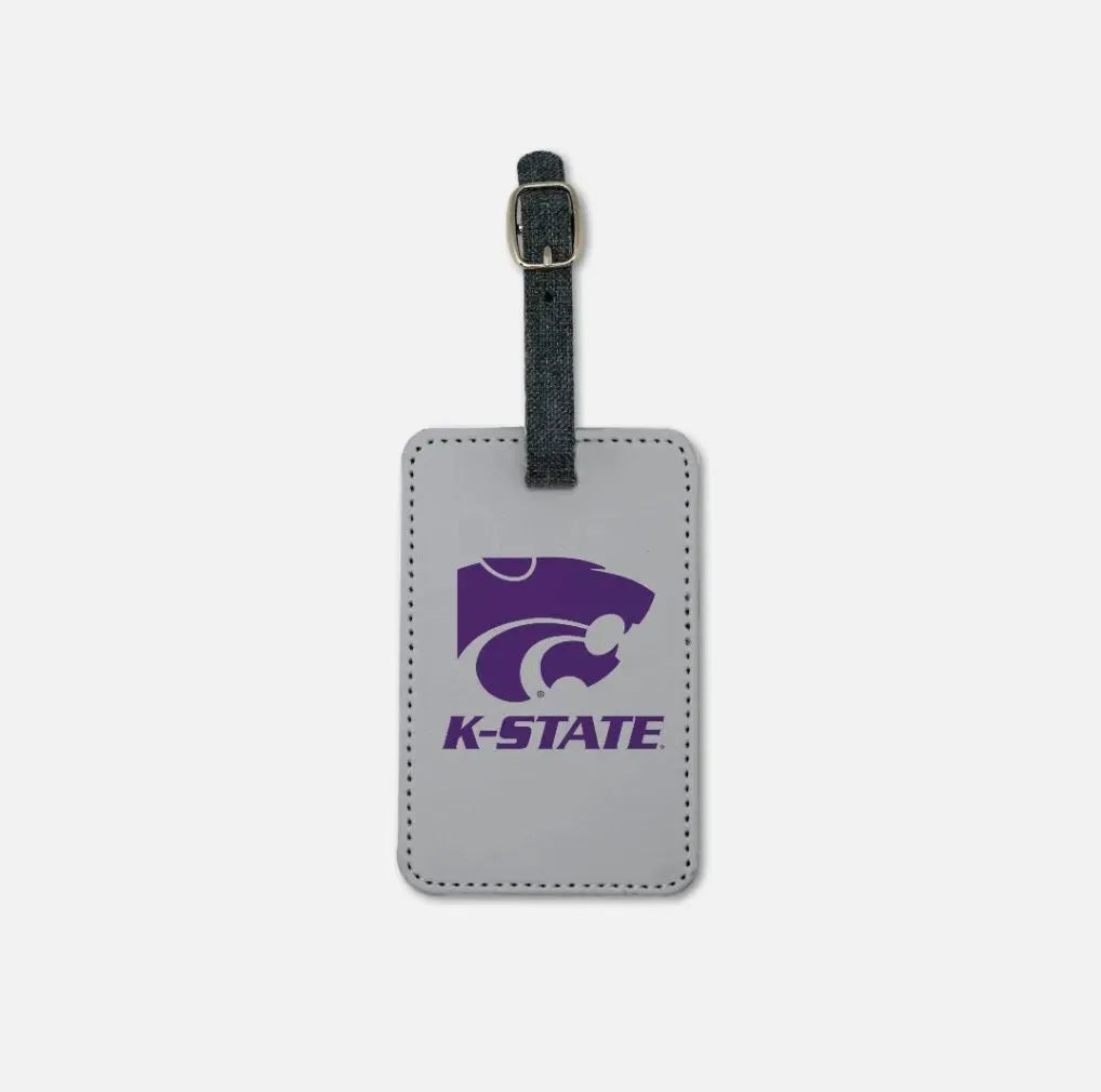 K-STATE Luggage Tag (Set of 2) Gray Purple Luggage Tags