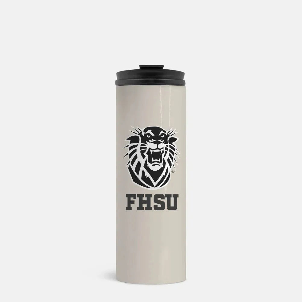 FHSU Thermal Tumbler 16 oz. Khaki Drinkware