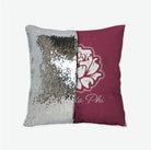 Pi Beta Phi Carnation Sequin Pillow Cover Pillow Covers