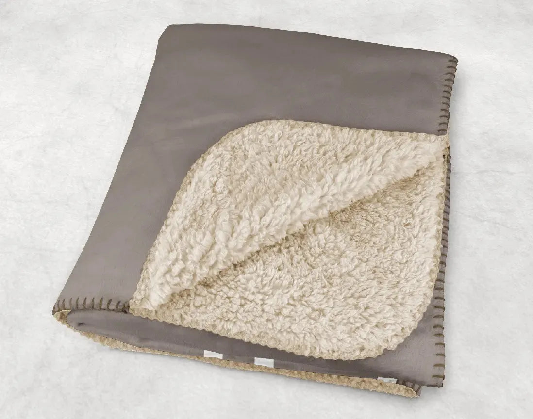 GPhiB XL 60x80 Sherpa Throw Blanket - Greek Letters Throw Blankets