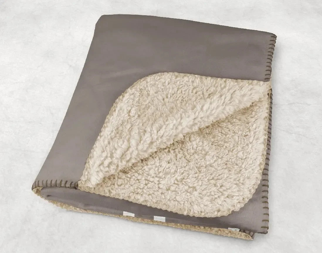 GPhiB XL 60x80 Sherpa Throw Blanket - Greek Letters Throw Blankets
