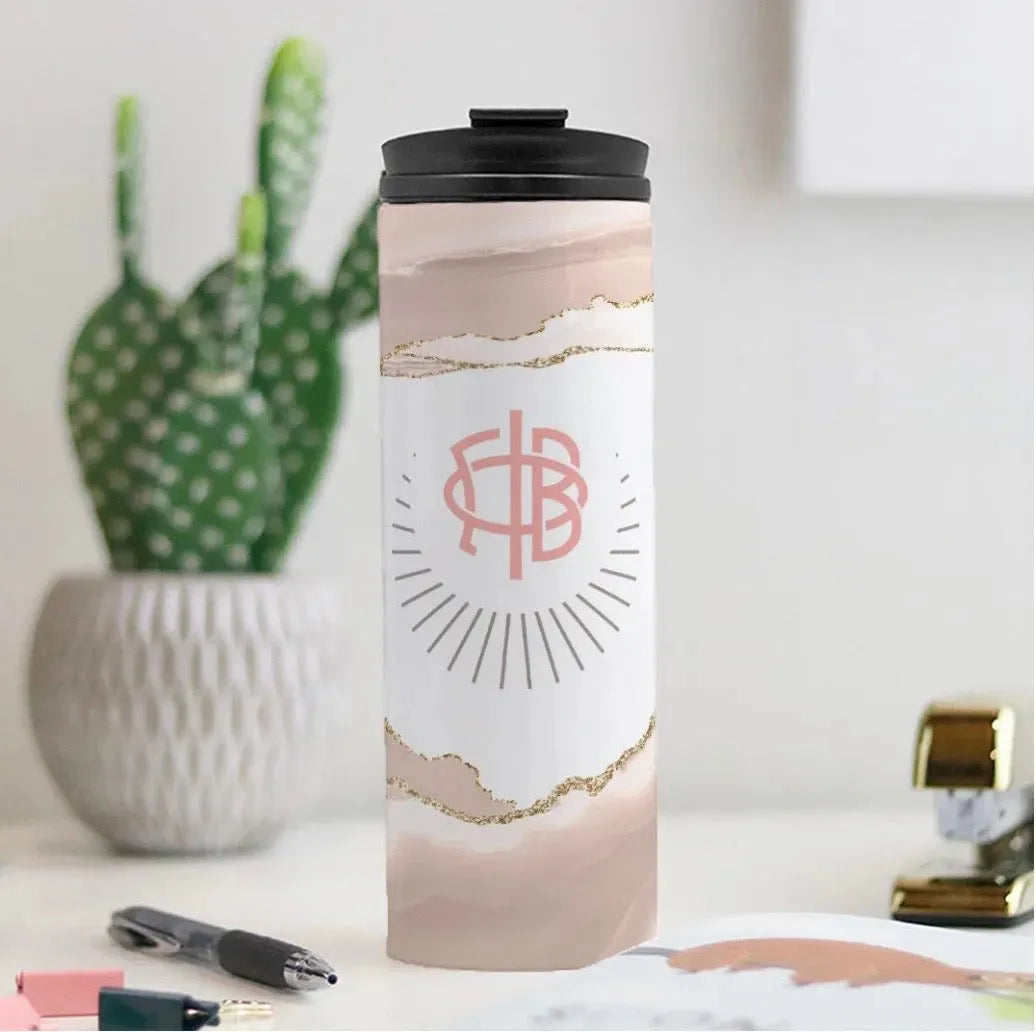 Gamma Phi Beta Thermal Tumbler 16 oz. - Geode Drinkware
